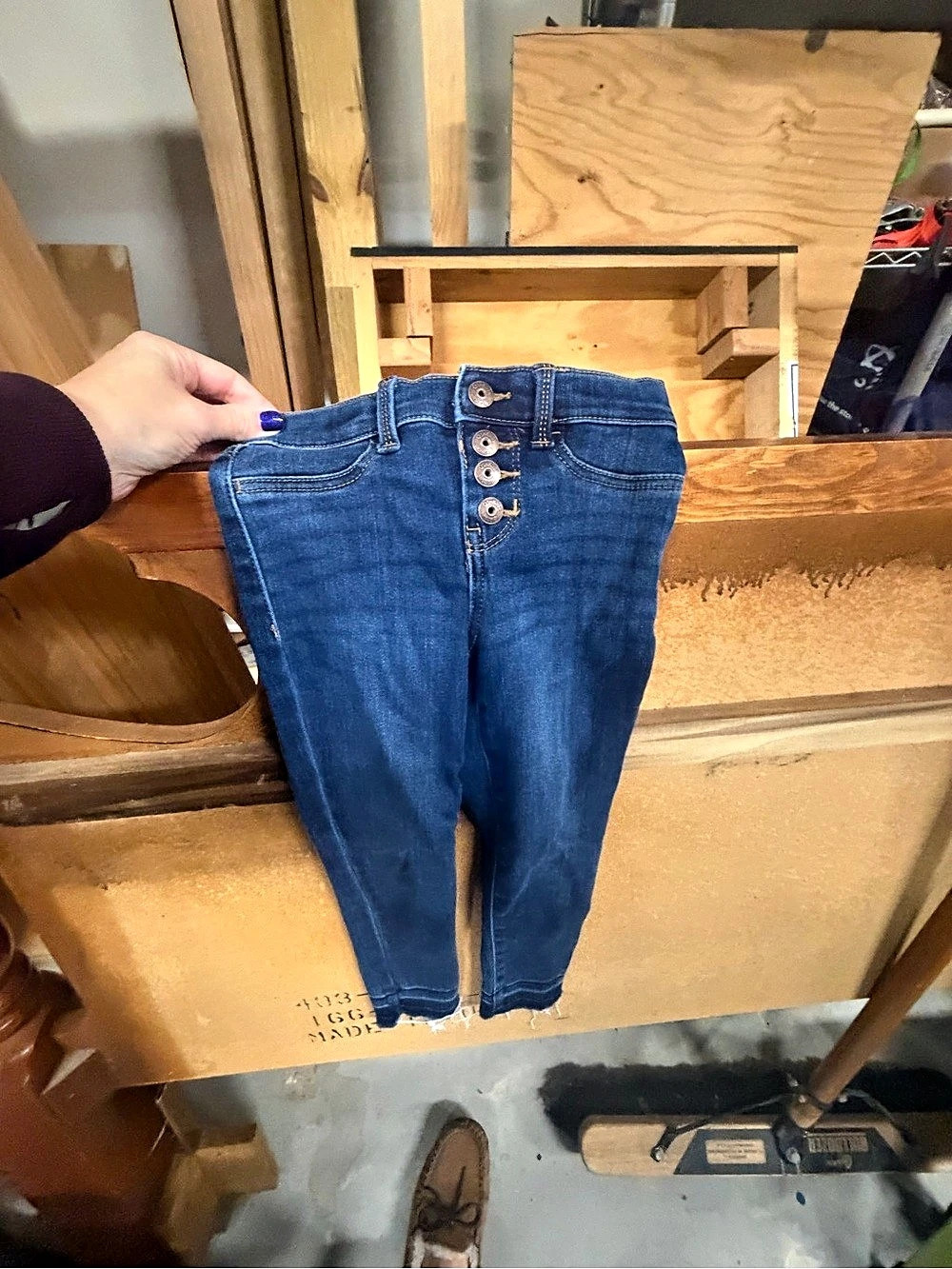 OshKosh B'gosh Girls Blue Jeans Size 5/5A